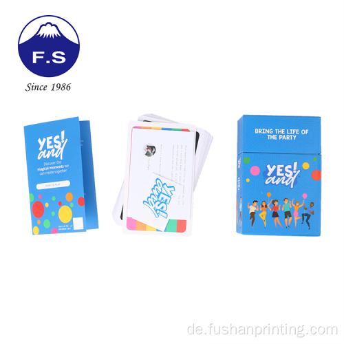 Benutzerdefinierte pädagogische Pappe Kids English Flash Memory Card